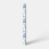 Blauw ventilatorpatroon samsung galaxy hoesje (Linkerkant)