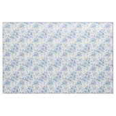 Blauw ventilatorpatroon stof (Fat Quarter)