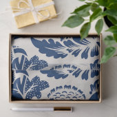  blauw ventilatorpatroon tissuepapier (Geschenk)