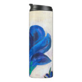 Blauw ventilatorverf thermosbeker (Geroteerd rechts)