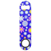 Blauw ventilatorvermogen speed flessenopener (Achterkant)