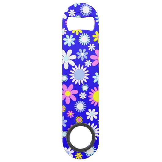 Blauw ventilatorvermogen speed flessenopener (Voorkant)