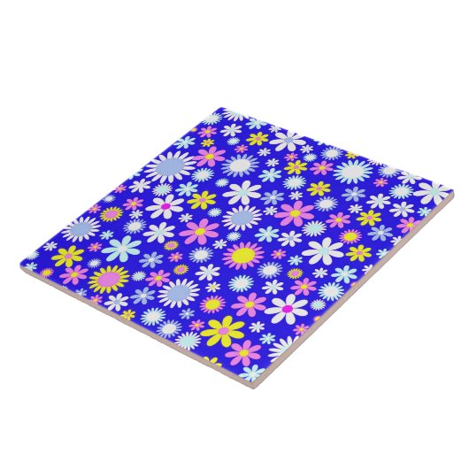 Blauw ventilatorvermogen tegeltje (Zijkant)