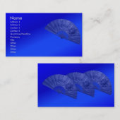 Blauw ventilatorVisitekaartje Visitekaartje (Voorkant / Achterkant)