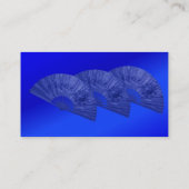 Blauw ventilatorVisitekaartje Visitekaartje (Achterkant)