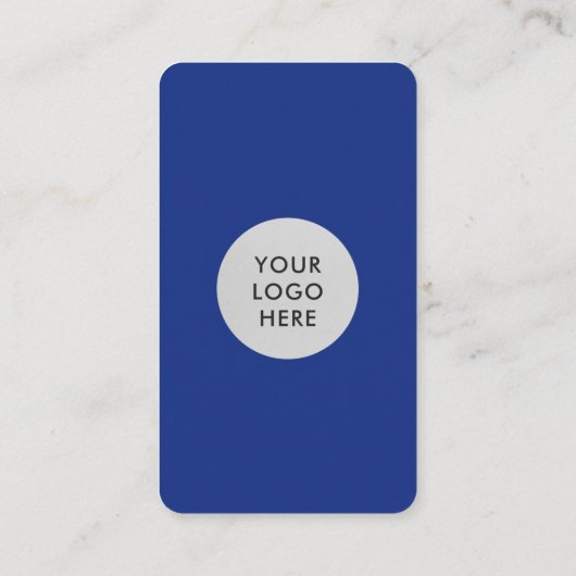 Blauw verbind met de code van ons QR Visitekaartje (Achterkant)