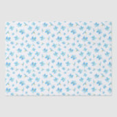 Blauw Vergeet me niet naadloos patroon Tissuepapier (Voorkant)