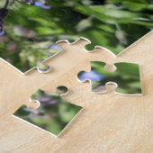 Blauw Vergeet mij niet puzzel (Zijkant)