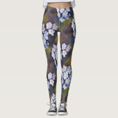 BLAUW VERGETEN ME OPMERKINGEN | LEGGINGS (Voorkant)
