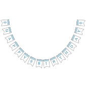 Blauw verjaardagsfeestje met Griekse elementen Vlaggetjes (Alle)