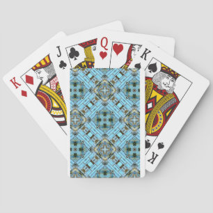 blauw verkeer pokerkaarten