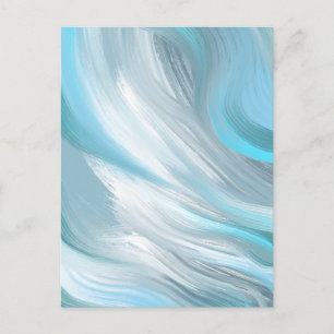 Blauw verlegen moderne decoratie briefkaart