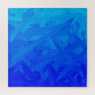 Blauw verloop Abstract Legpuzzel