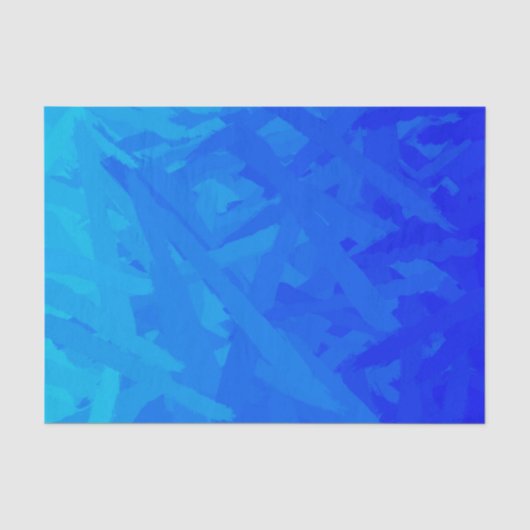 Blauw verloop Abstract Tissuepapier (Voorkant)
