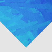Blauw verloop Abstract Tissuepapier (Detail)