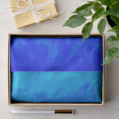 Blauw verloop Abstract Tissuepapier (Geschenk)