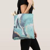 Blauw verloop Abstract Tote Bag (Dichtbij)