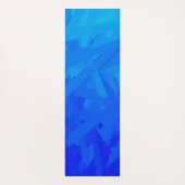 Blauw verloop Abstract Yogamat (Achterkant)