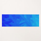 Blauw verloop Abstract Yogamat (Voorkant (horizontaal))