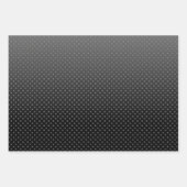 Blauw verloop met kleine stippen inpakpapier vel (Voorkant 3)