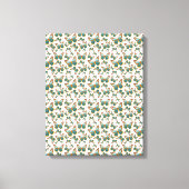 Blauw verloop vlinderpatroon canvas afdruk (Voorkant)