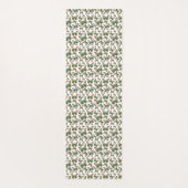 Blauw verloop vlinderpatroon yogamat (Achterkant)