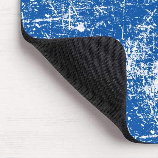 Blauw versteld muismat (Hoek)