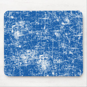 Blauw versteld muismat