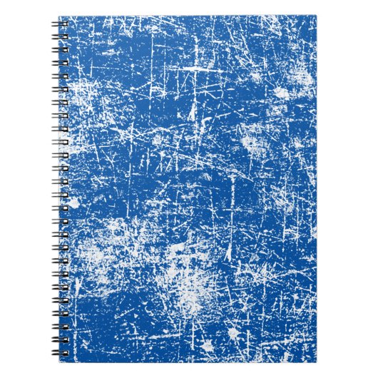 Blauw versteld notitieboek (Voorkant)