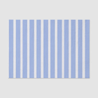 Blauw Verticaal Gestreepd Feest Tissuepapier