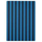 Blauw verticale strepes achtergronddecor klembord (Achterkant)