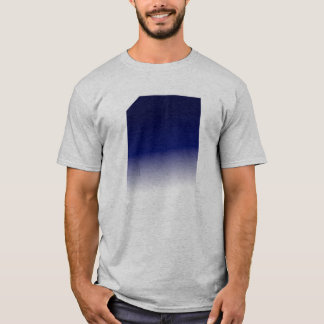 blauw vervagen t-shirt