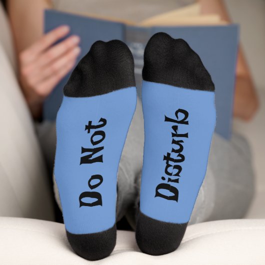 Blauw vervormt geen sockets sokken (Onderkant)