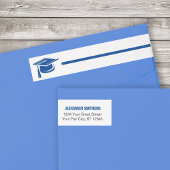 Blauw Vet Pet Afstuderen