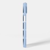 Blauw vierkant gaatjes patroon Case-Mate iPhone case (Achterkant / Rechts)
