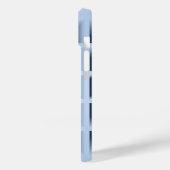 Blauw vierkant gaatjes patroon Case-Mate iPhone case (Achterkant / Links)