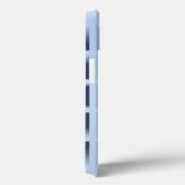 Blauw vierkant gat patroon Case-Mate iPhone case (Achterkant / Rechts)