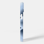 Blauw vierkant gatenpatroon Case-Mate iPhone case (Achterkant / Rechts)