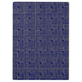 Blauw vierkant klembord (Achterkant)