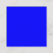 Blauw vierkant Visitekaartje (Achterkant)