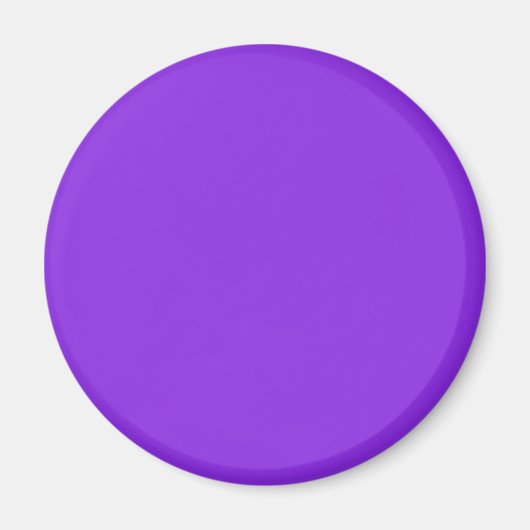 Blauw Violet 8A2BE2 Kleur - Voeg een naam optie Magneet (Voorkant)