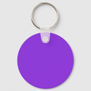 Blauw Violet 8A2BE2 Kleur - Voeg een naam optie Sleutelhanger