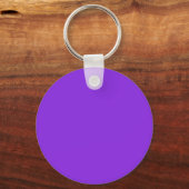 Blauw Violet 8A2BE2 Kleur - Voeg een naam optie Sleutelhanger (Achterkant)