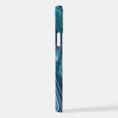 Blauw & Violet Agaat Geode iPhone Hoesje (Rechterkant)