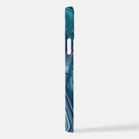 Blauw & Violet Agaat Geode iPhone Hoesje (Rechterkant)