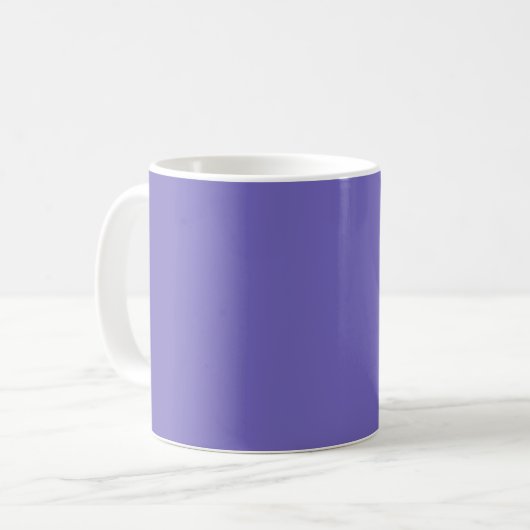 Blauw-violet (Crayola) (effen kleur) Koffiemok (Voorkant links)