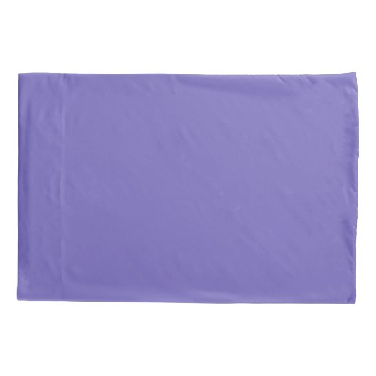 Blauw-violet (Crayola) (effen kleur) Kussensloop (Achterkant-Links)