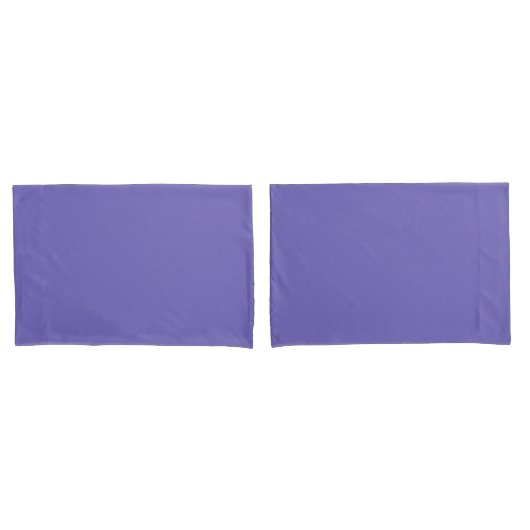 Blauw-violet (Crayola) (effen kleur) Kussensloop (Voorkant-Set)