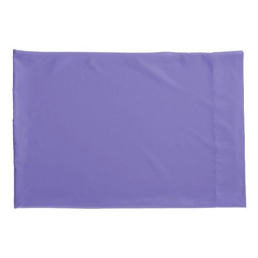 Blauw-violet (Crayola) (effen kleur) Kussensloop (Achterkant-Rechts)