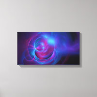 Blauw Violet en roze Cosmic Swirly fractal